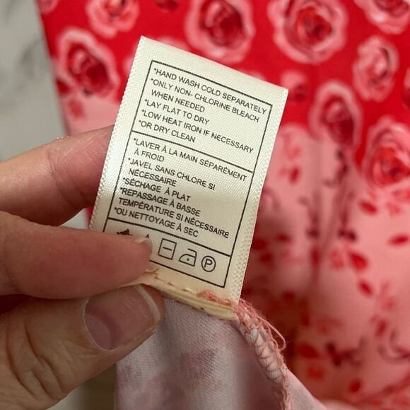 Betsey Johnson La Napoule English Rose Patchwork Ruffled High-Low Dress - Picture 6 of 8